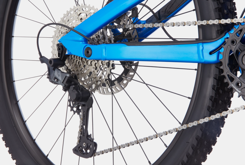 2021 Cannondale Habit Neo 3 Mens Electric Mountain Bike in Blue-2